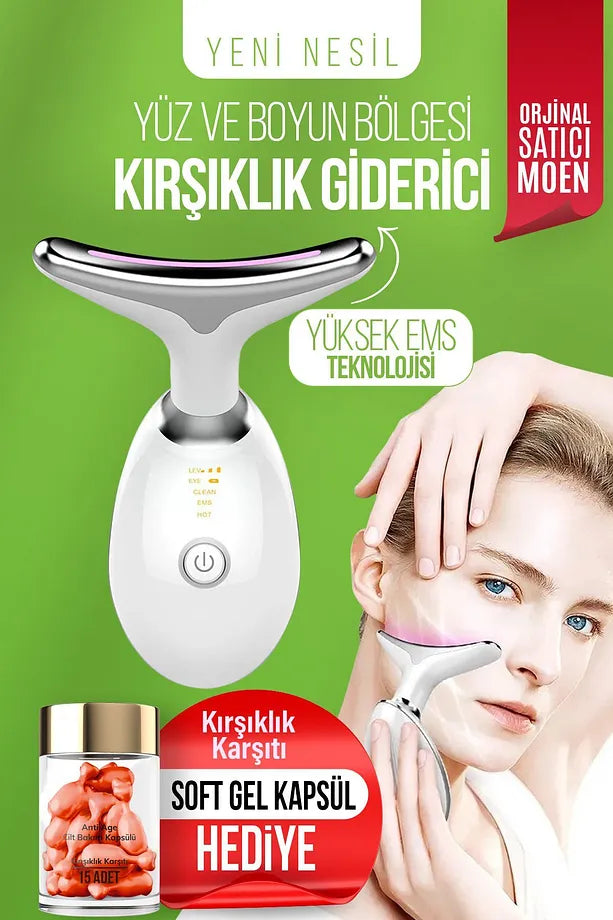 Yüz Ve Boyun Kırşıklık Giderici Ems Güzellik Cihazı
